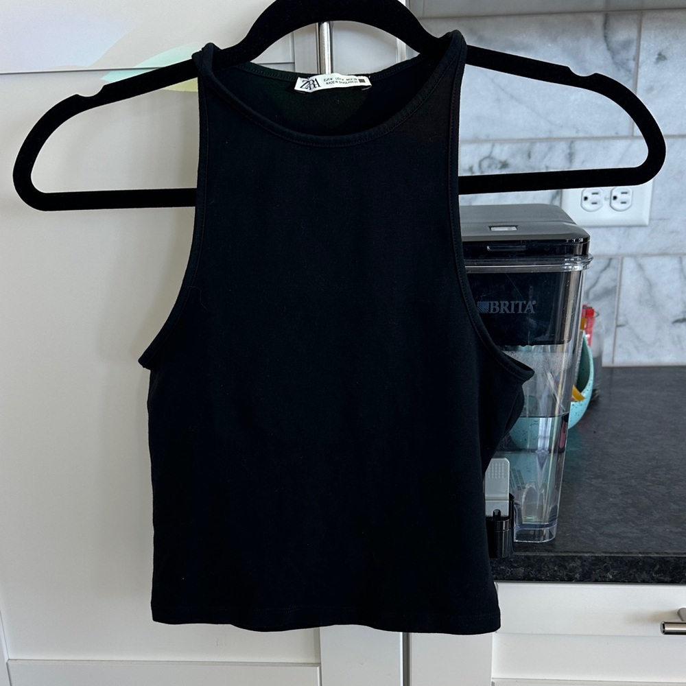 Zara Classic Black Tank Top